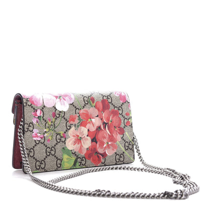 Gucci GG Supreme Monogram Blooms Super Mini Dionysus Shoulder Bag Beige Multicolor Dry Rose 3 of 12