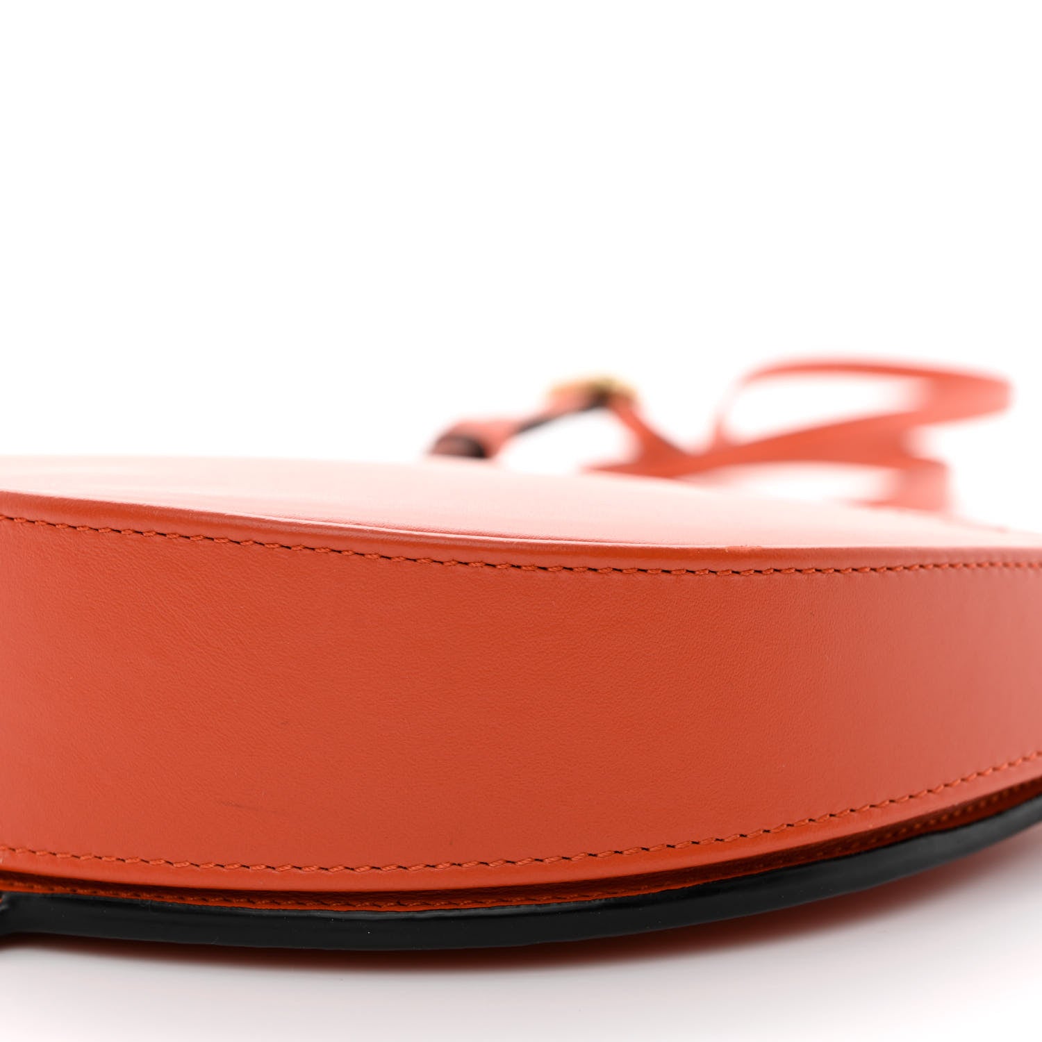 Loewe Soft Calfskin Heel Bag Orange 10 of 10