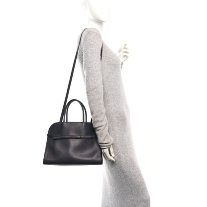 The Row Polished Saddle Calfskin Soft Margaux 12 Black 2 of 11