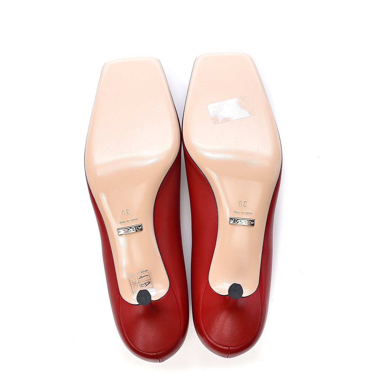 Gucci Lambskin Dionysus Pumps 39 Red 5 of 10
