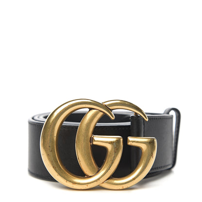 Gucci Calfskin Double G 40mm Belt 80 32 Black 1 of 5