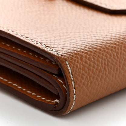 Hermes Epsom Mini Bearn Wallet Gold 9 of 14