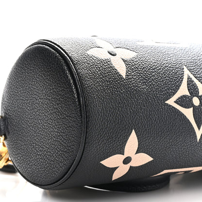 Louis Vuitton Empreinte Monogram Giant Papillon BB Black Beige 8 of 9