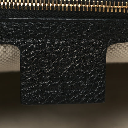 Gucci Pebbled Calfskin Medium Soho Chain Shoulder Bag Black 7 of 11