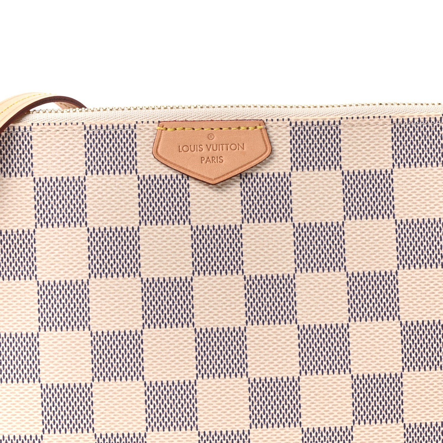 Louis Vuitton Damier Azur Double Zip Pochette 7 of 9
