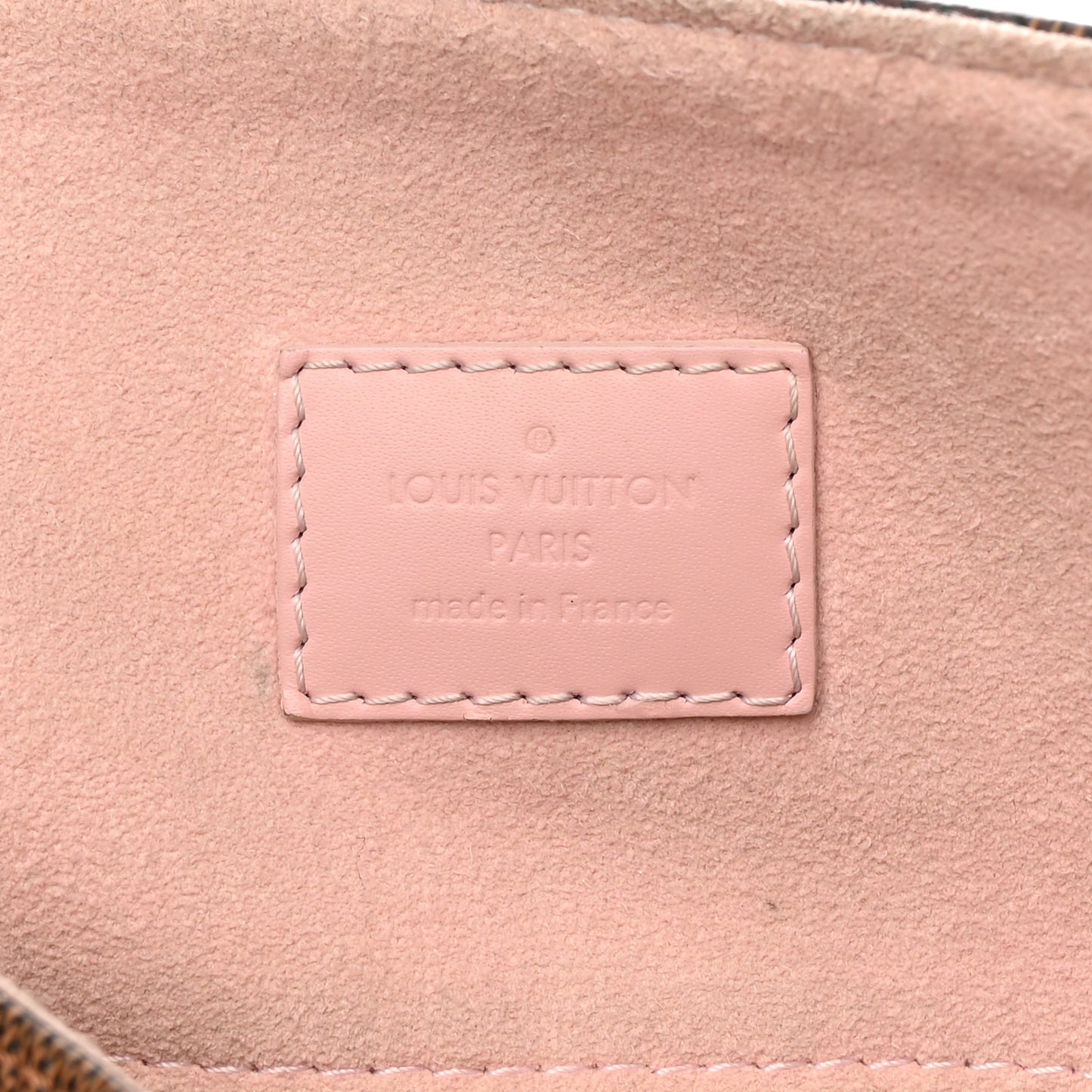 Damier Ebene Caissa Hobo Rose Ballerine