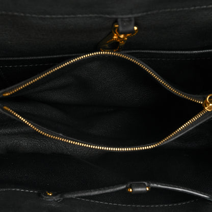 Louis Vuitton Astrakhan Capucines MM Gray 6 of 12