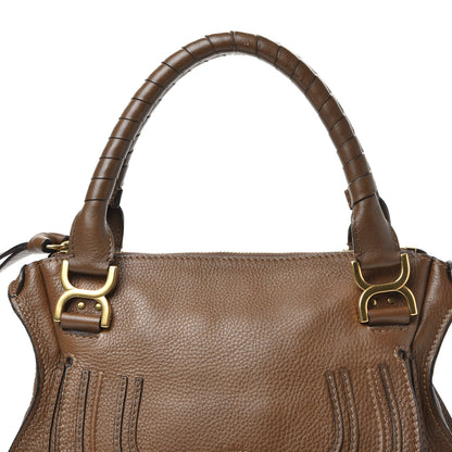 Chloe Calfskin Medium Marcie Satchel Barbour Khaki 9 of 9