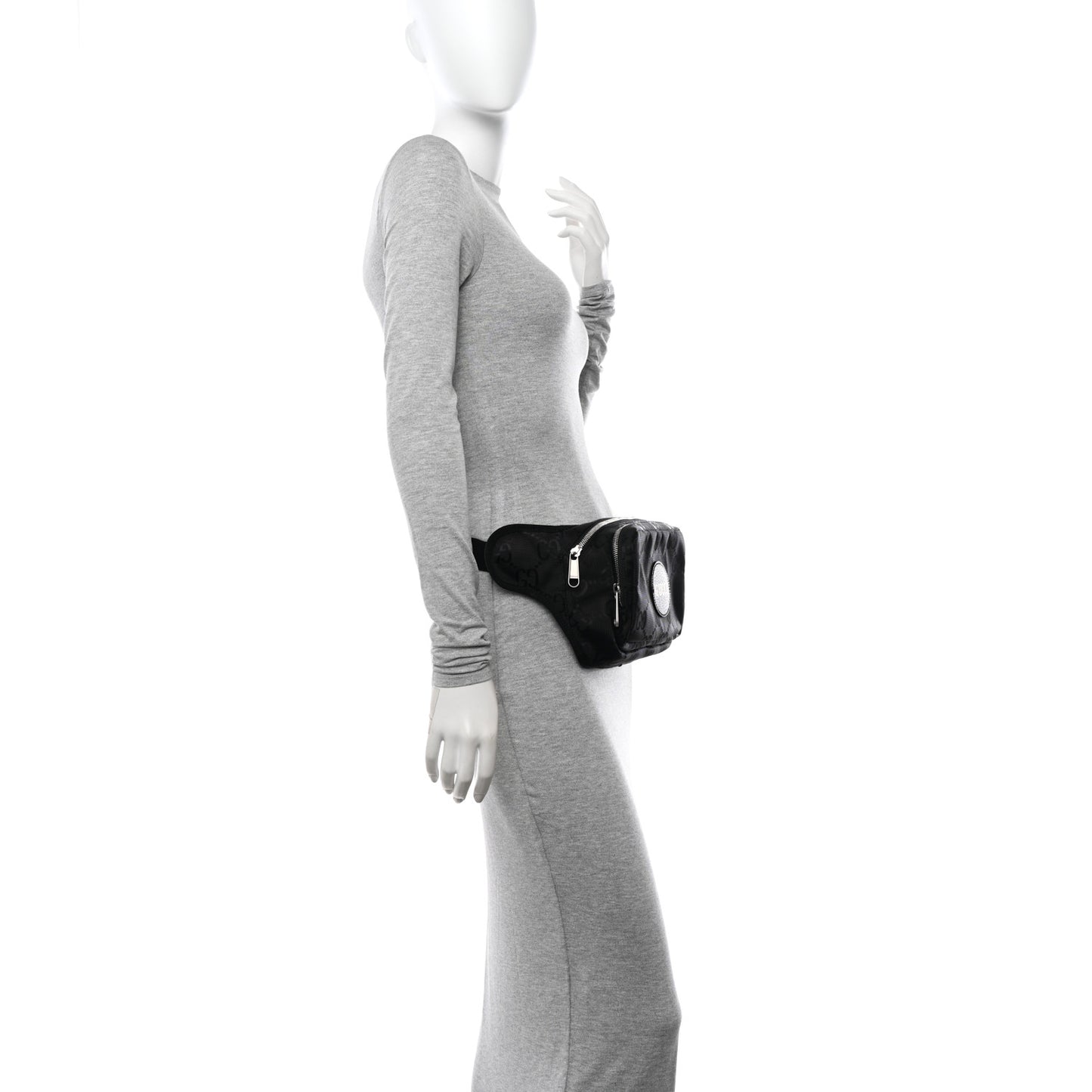 Econyl Nylon Monogram Off The Grid Large Belt Bag Black