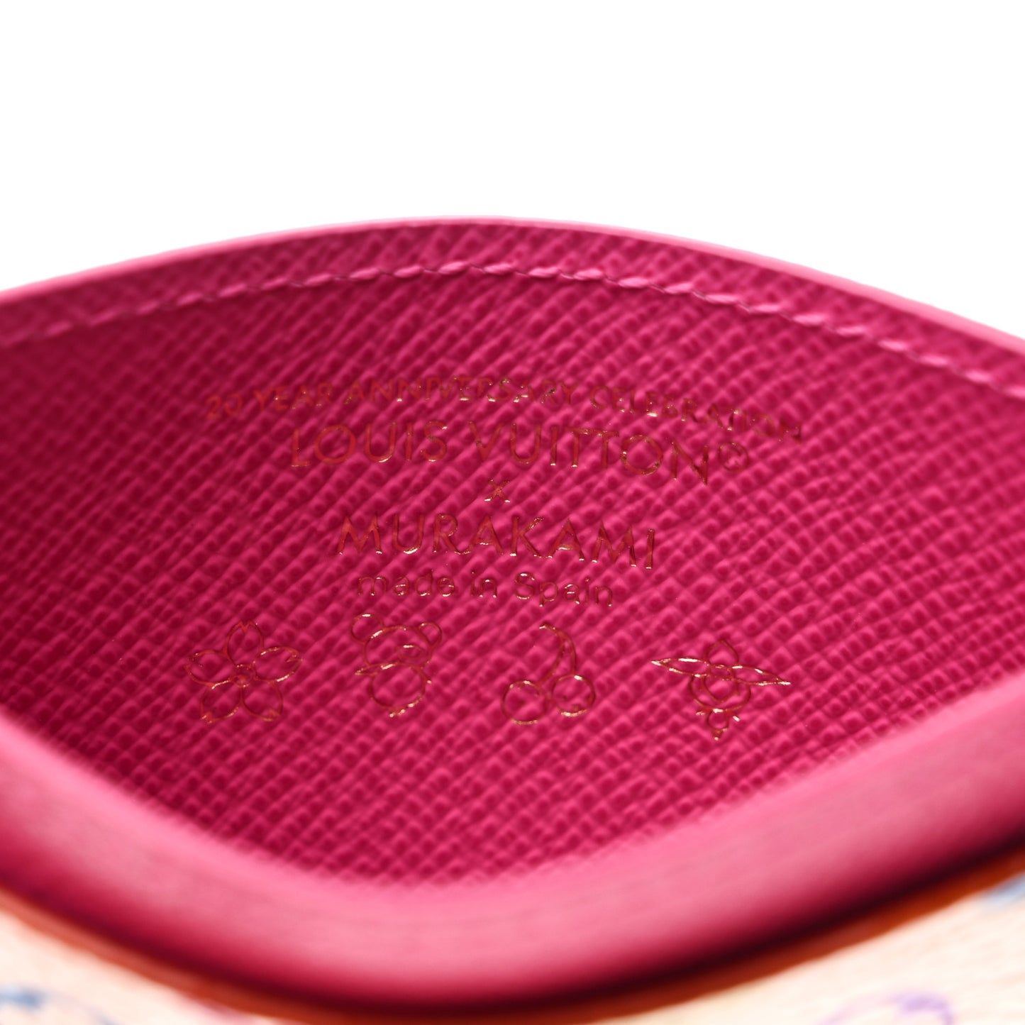 LV X TM Monogram Multicolor Card Holder Kawaii Pink