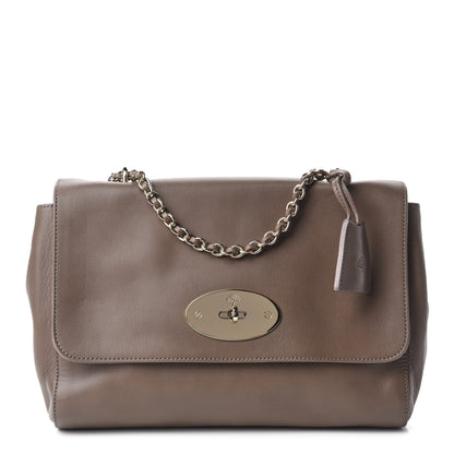 Mulberry Natural Calfskin Medium Lily Flap Clay 1 of 11