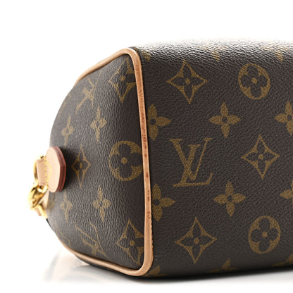 Louis Vuitton Monogram Speedy Bandouliere 20 Black 8 of 9