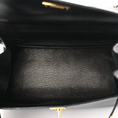 Hermes Box Mini Kelly Sellier 20 Black 5 of 10