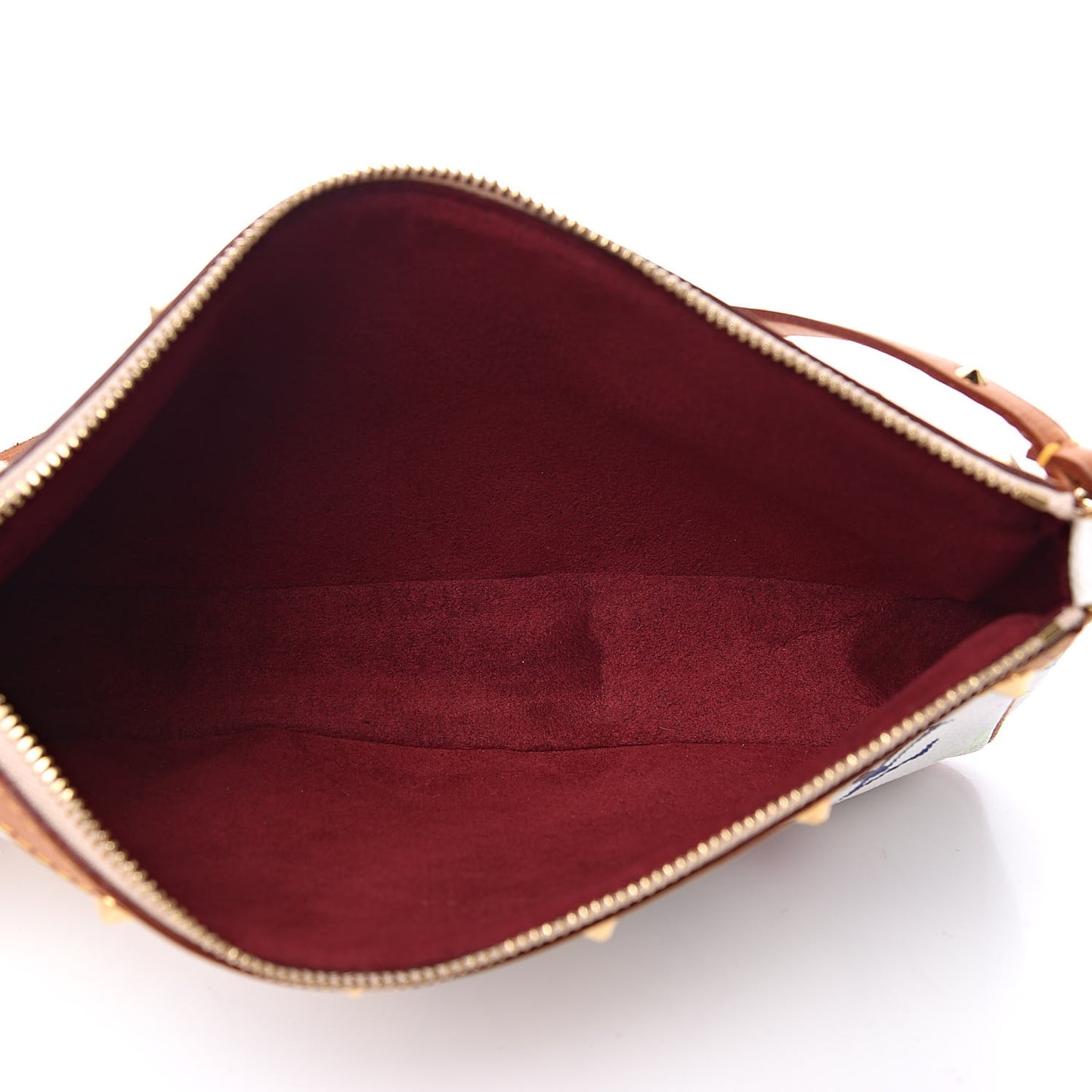 Monogram Multicolor Pochette Accessories White