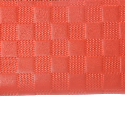 Louis Vuitton Damier Infini Zippy Vertical Wallet Magma 7 of 7