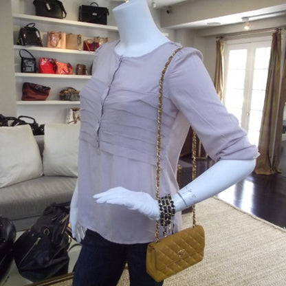 Chanel Lambskin Quilted Mini Flap Mango 2 of 11