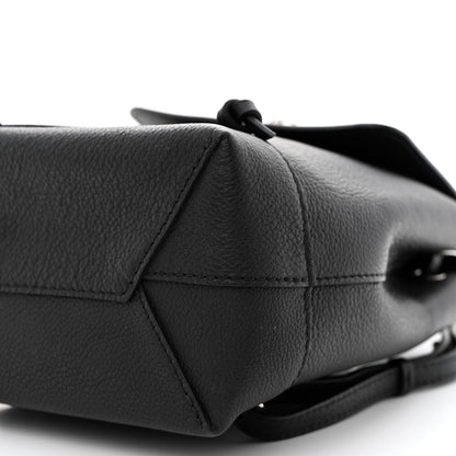 Louis Vuitton Calfskin Lockme Mini Backpack Black 10 of 10