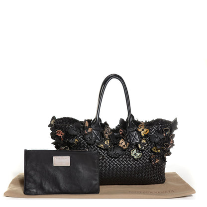 Bottega Veneta Nappa Intreciatto Medium Butterfly Cabat Nero Black 5 of 9