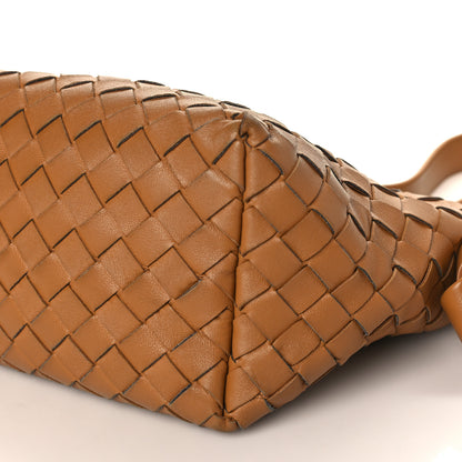 Bottega Veneta Nappa Intrecciato Tie Shoulder Bag Caramel 8 of 8