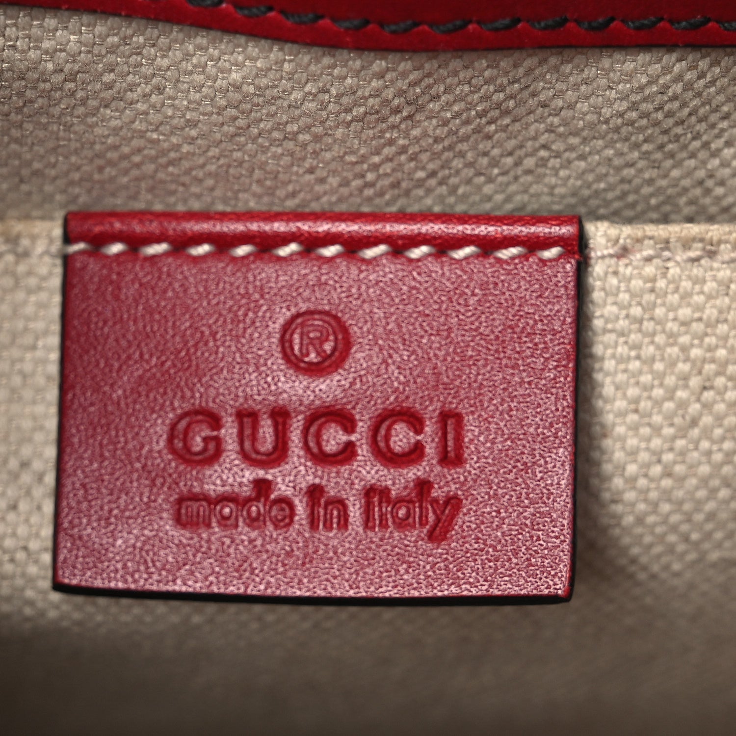 Gucci Guccissima Small Emily Shoulder Bag Red 6 of 12