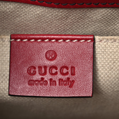Gucci Guccissima Small Emily Shoulder Bag Red 6 of 12