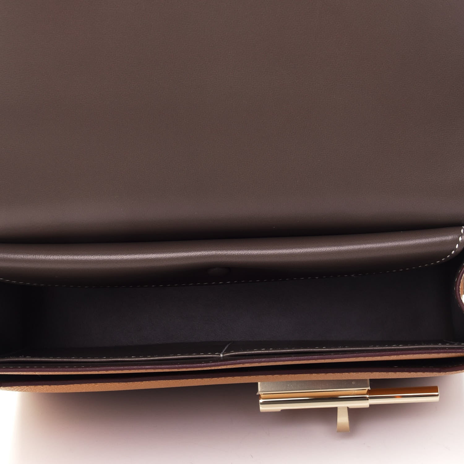 Hermes Epsom Bi-Color Verrou 21 Sesame Etoupe 4 of 4