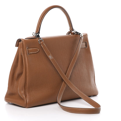 Hermes Togo Kelly Retourne 32 Gold 4 of 15