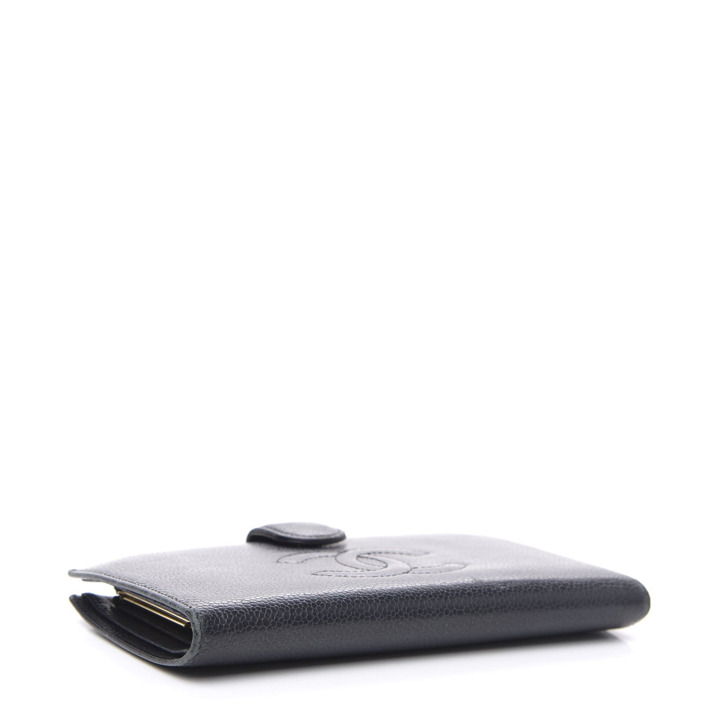 Caviar Timeless CC French Wallet Black