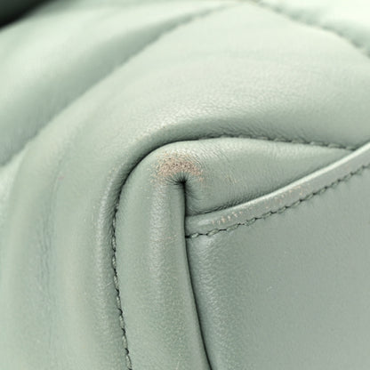 Saint Laurent Lambskin Quilted Toy Loulou Puffer Monogram Chain Satchel Mint 11 of 12