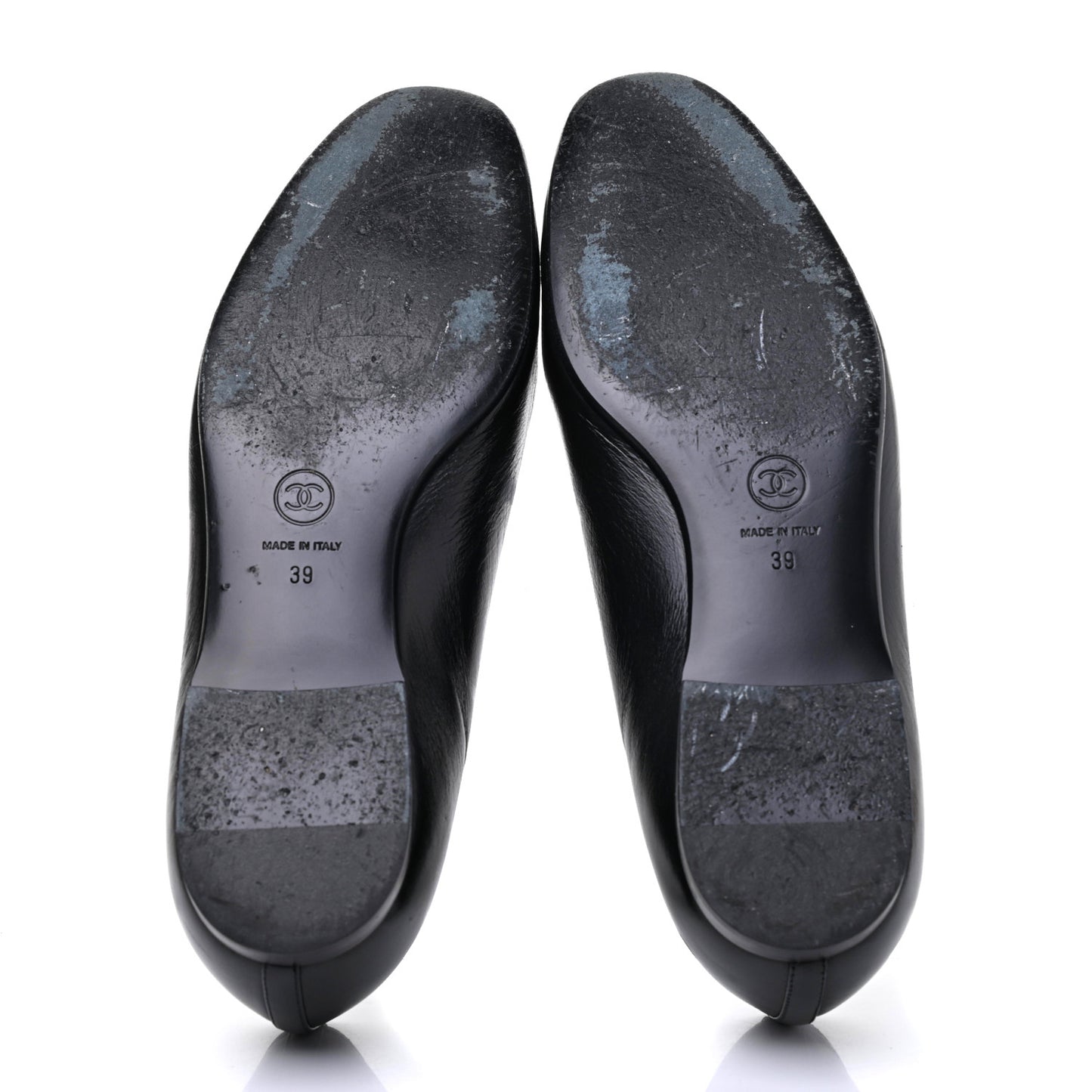 Lambskin CC Loafers 39 Black