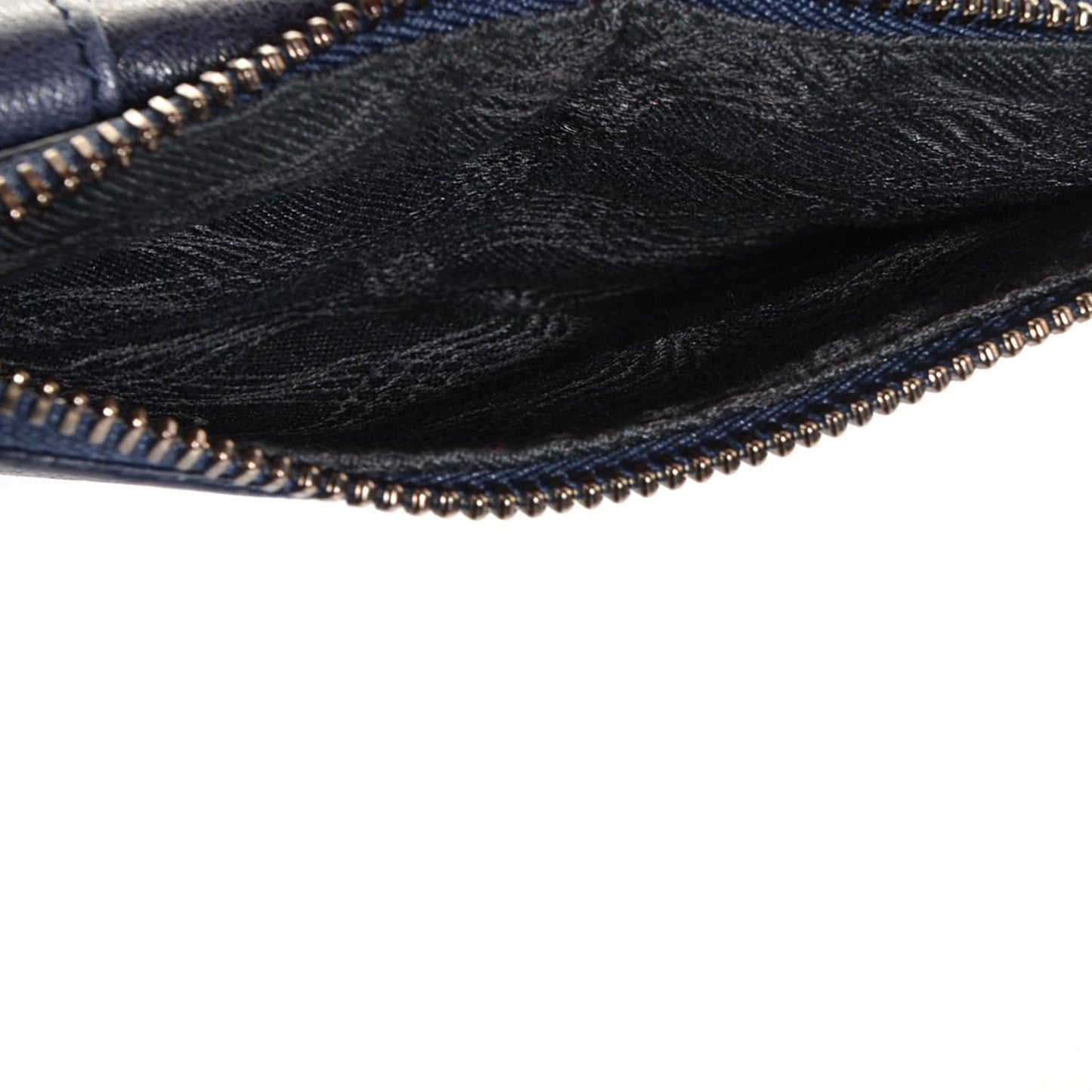 Lambskin Small Zip Case Midnight