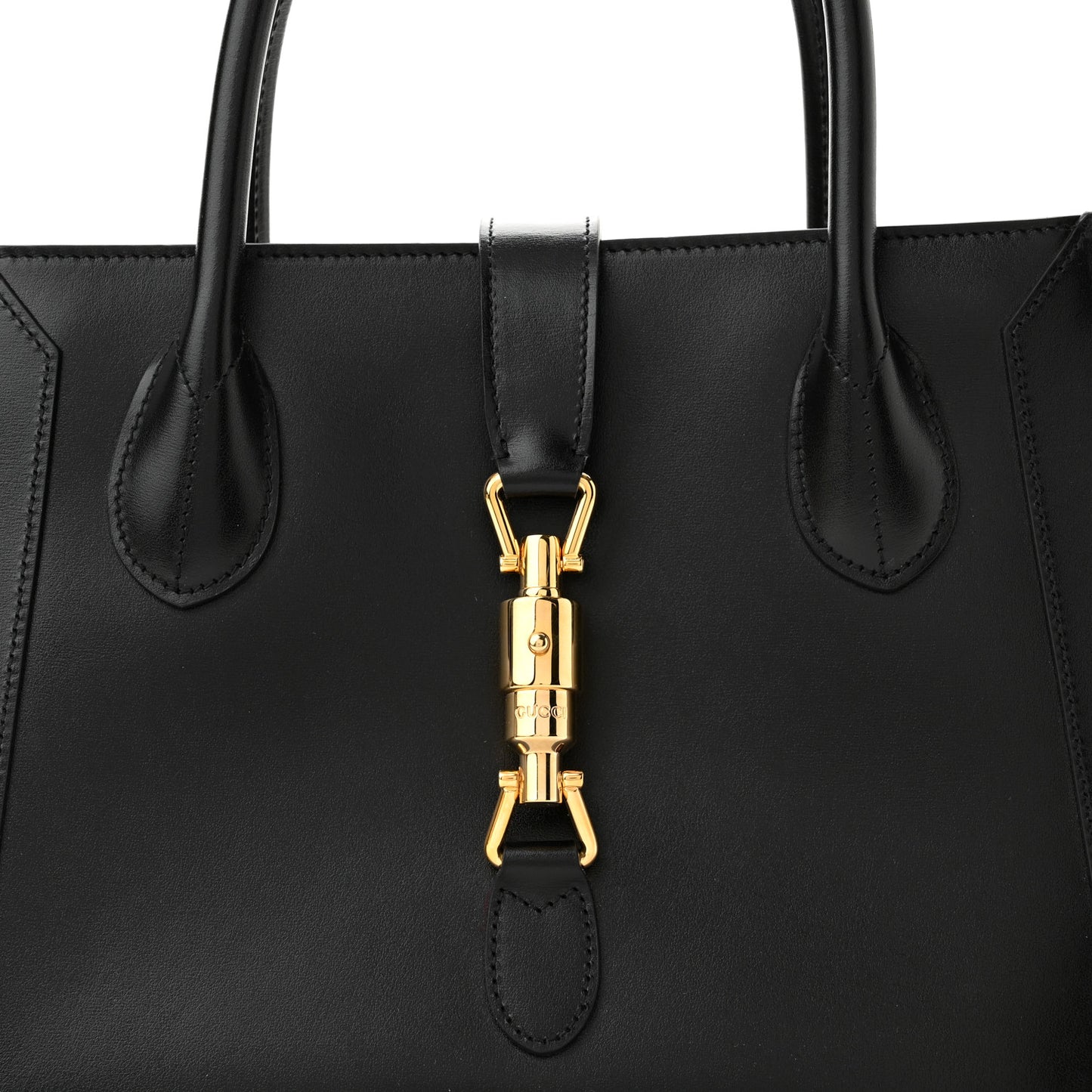 Boarded Plutone Calfskin Medium Jackie 1961 Tote Black