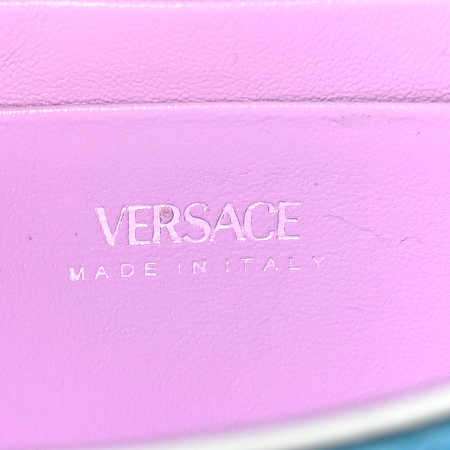 Grained Calfskin Mini La Medusa Bag Turquoise