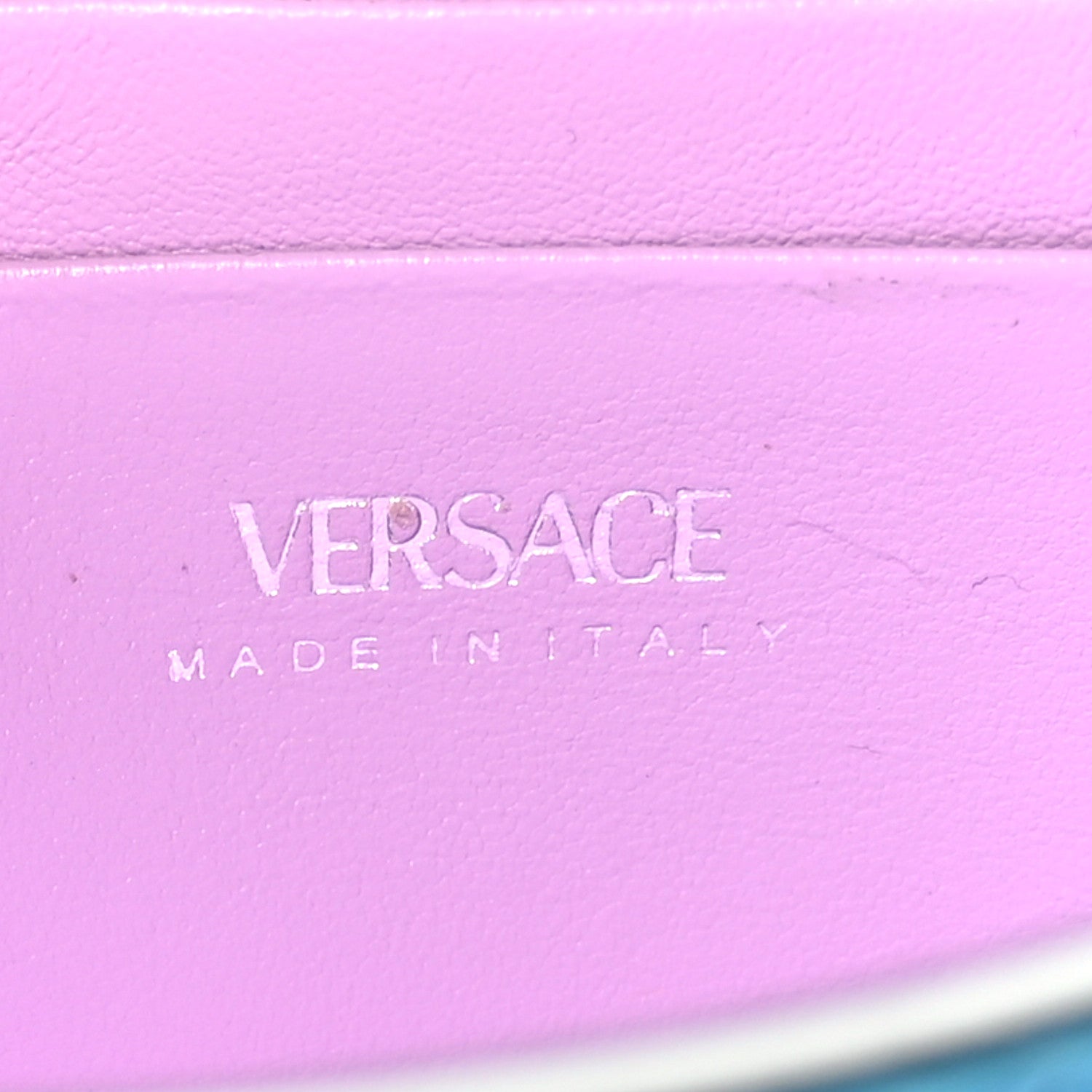 Versace Grained Calfskin Mini La Medusa Bag Turquoise 6 of 8