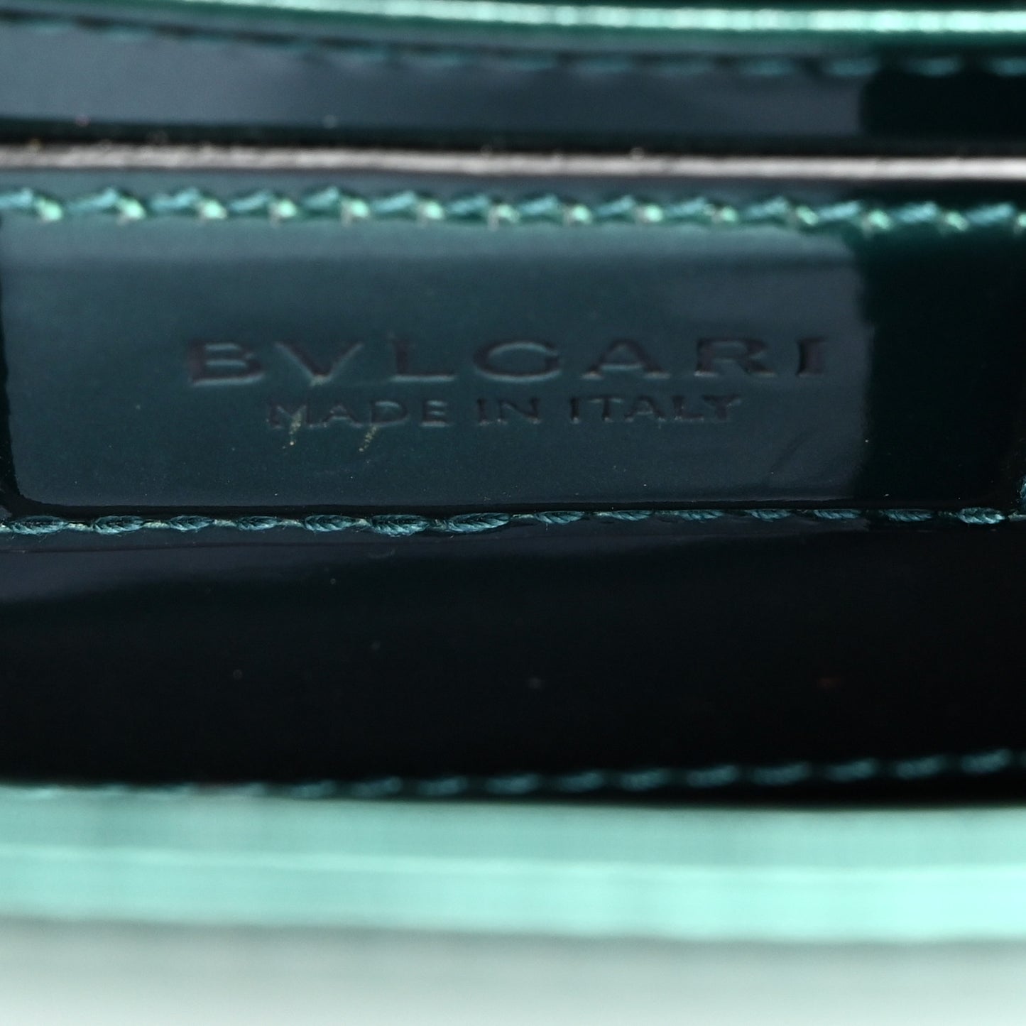 Patent Serpenti Forever Crossbody Emerald