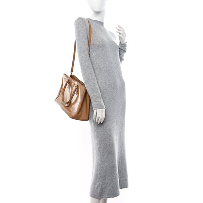 Prada Saffiano Vernice Galleria Medium Double Zip Tote Cammeo 2 of 11