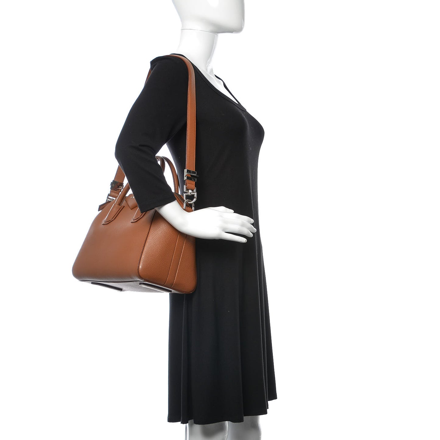 Sugar Goatskin Small Antigona Caramel