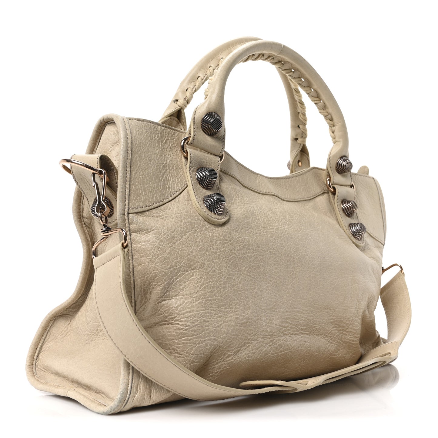 Agneau Giant 21 Rose Gold Hardware City Praline