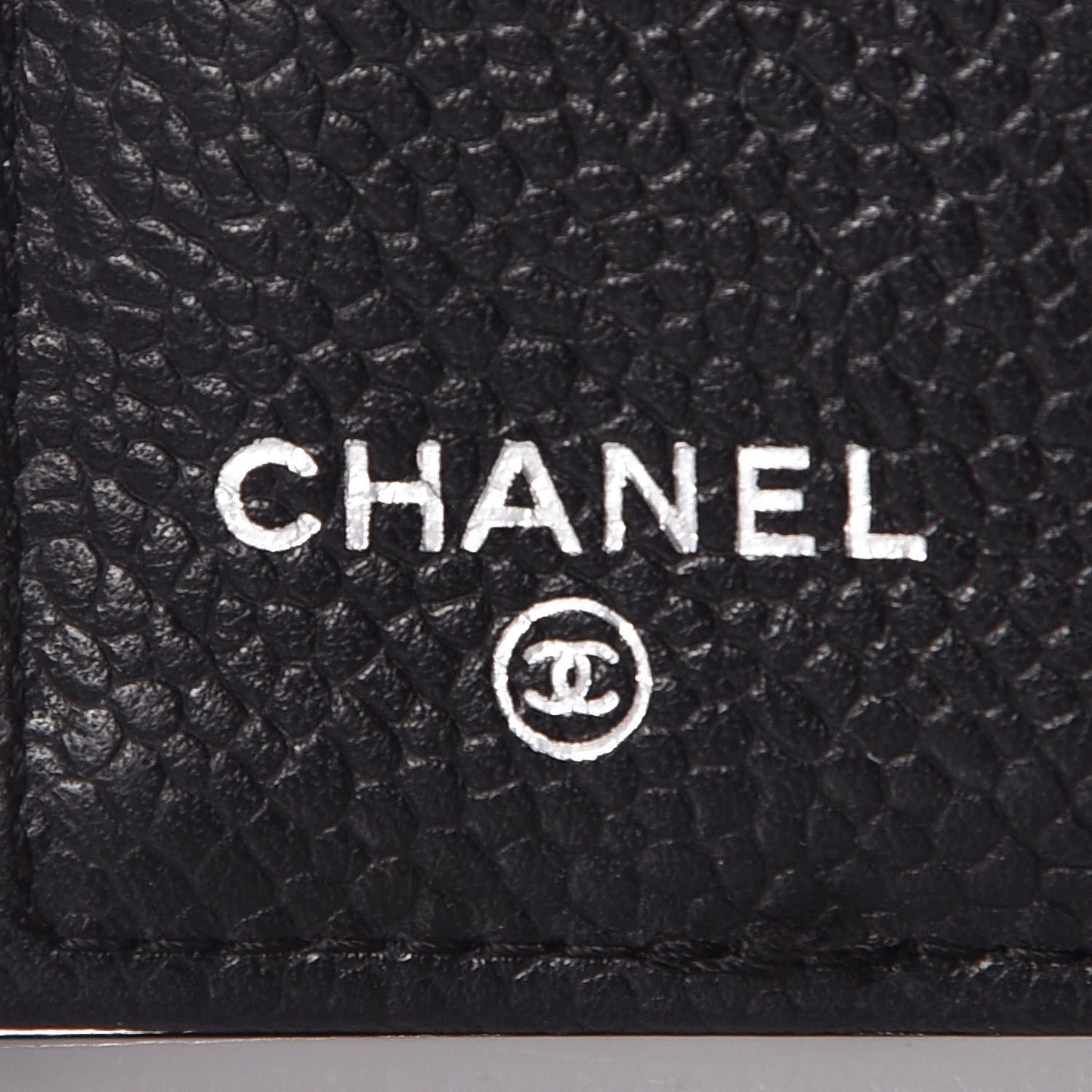 Caviar Quilted Large Flap Wallet Black