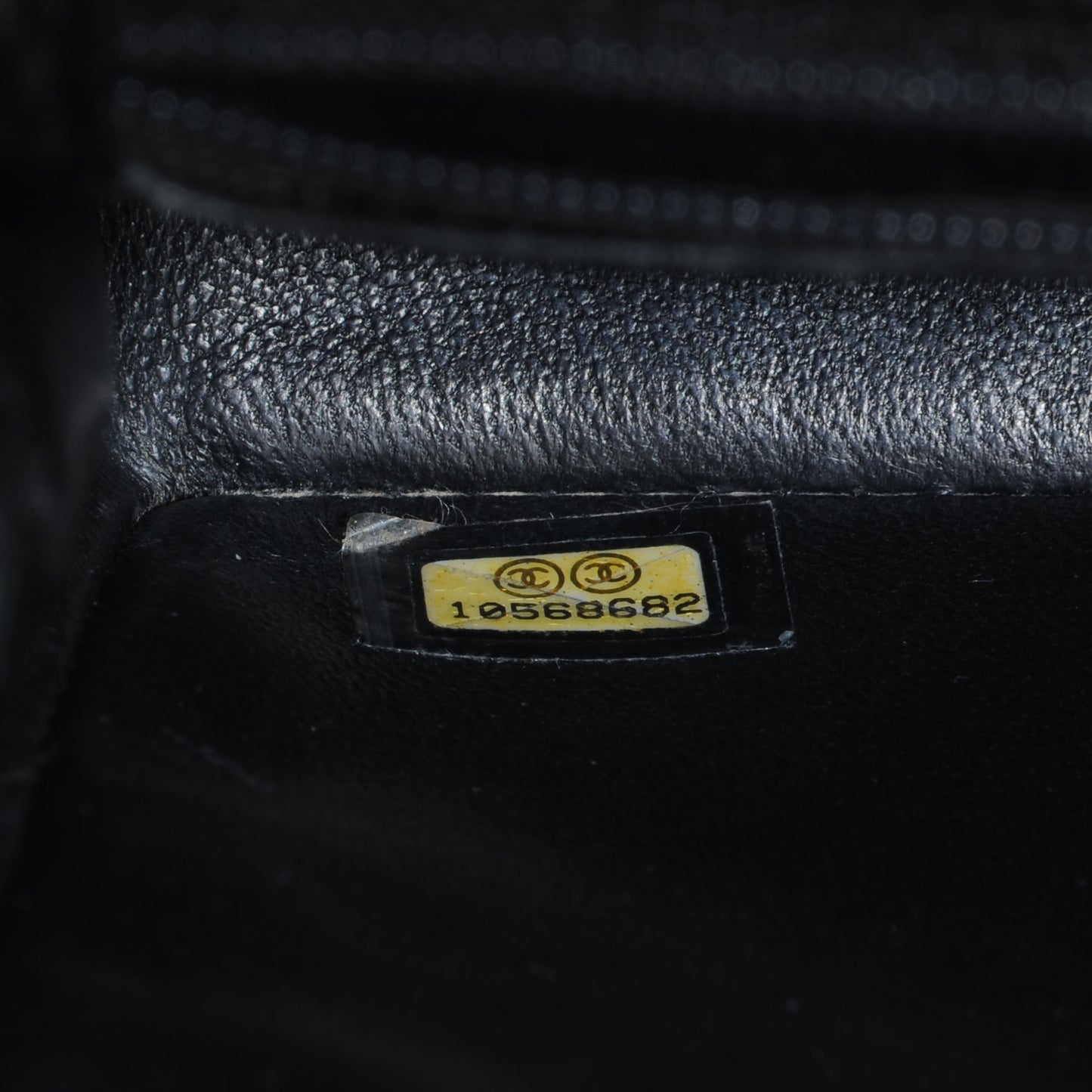 Caviar Mini Square Flap Black