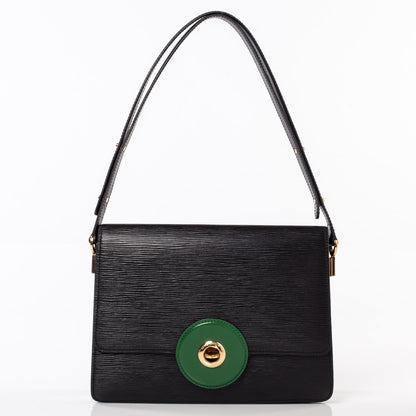 Louis Vuitton Epi Sac Friedland Black Green 1 of 9