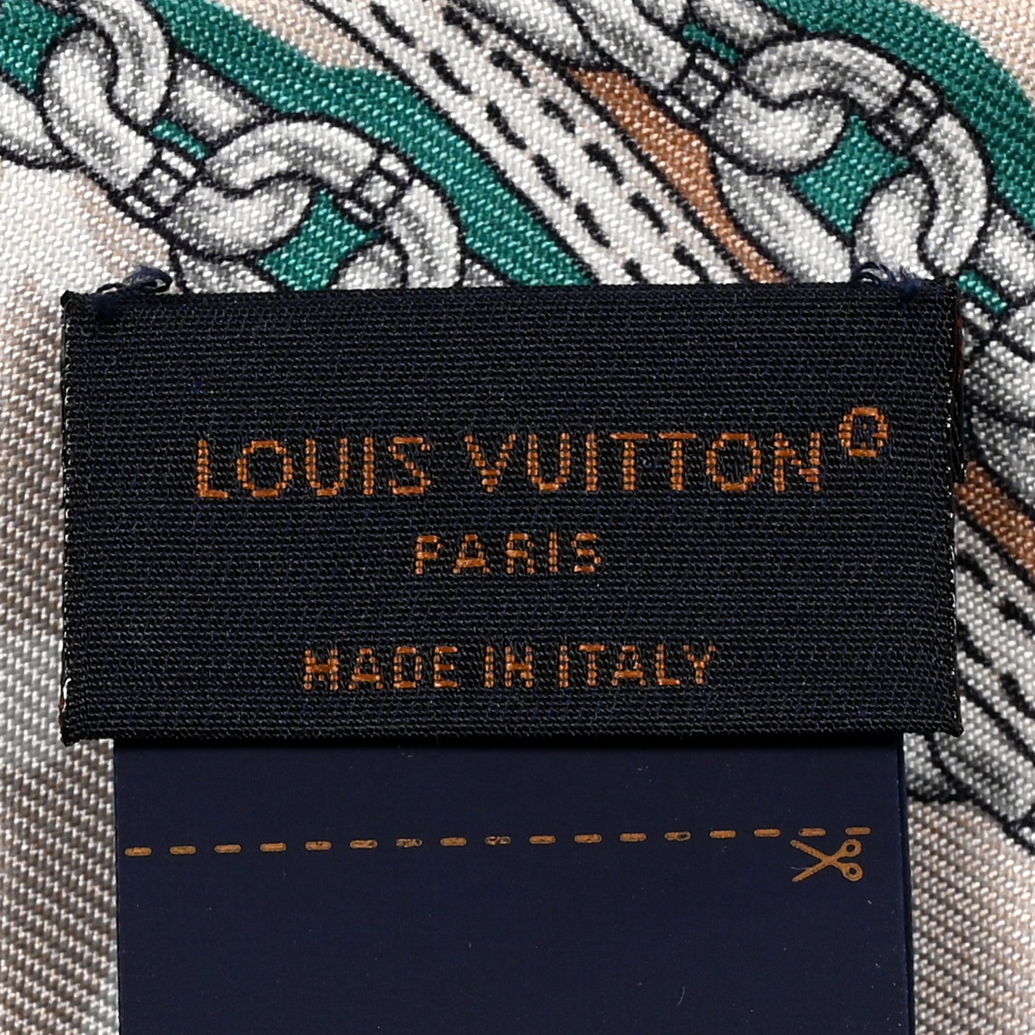 Louis Vuitton Silk Ultimate Monogram BB Bandeau Bleu Marine 3 of 3