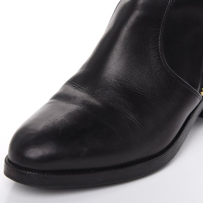 Chanel Calfskin Double Zip Short Boots 36.5 Black 14 of 14