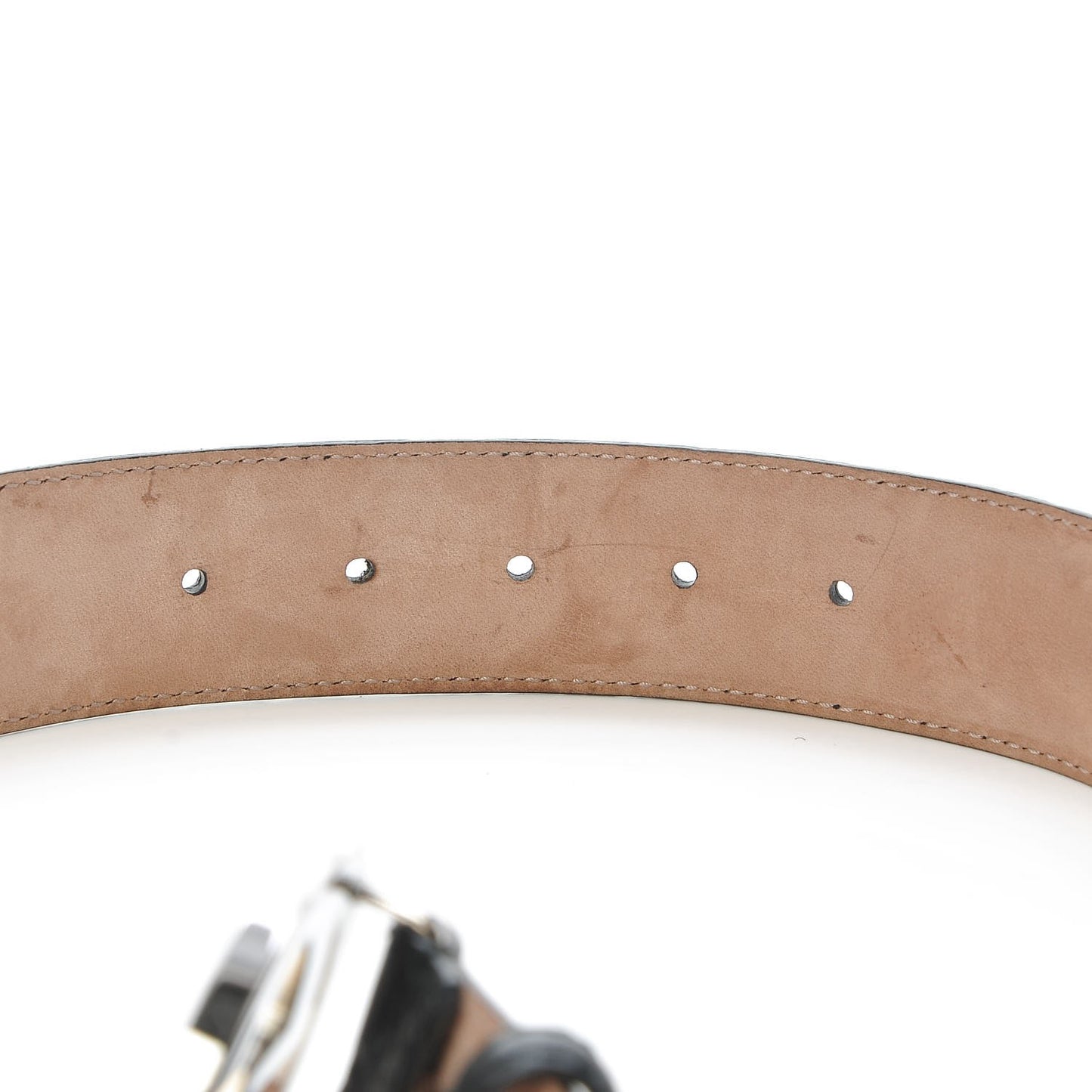 Guccissima Interlocking G Belt 90 36 Black