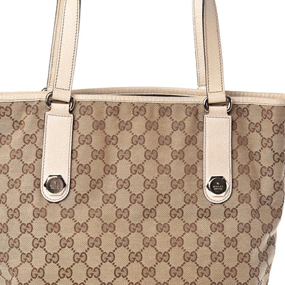 Gucci Monogram Charmy Tote Off White 10 of 10