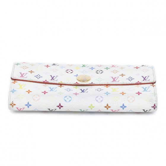 Monogram Multicolor Sarah Wallet White