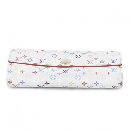 Louis Vuitton Monogram Multicolor Sarah Wallet White 3 of 13