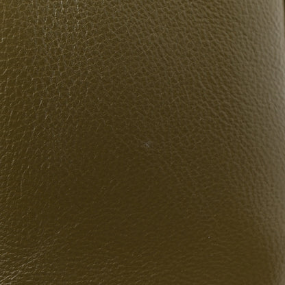 Saint Laurent Smooth Calfskin Suede Medium Reversible Monogram Kate Satchel Loden Green 17 of 17