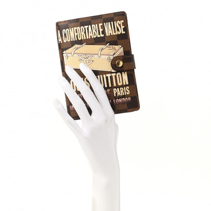 Louis Vuitton Damier Ebene Valise Small Ring Agenda Cover 2 of 6