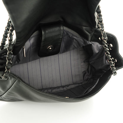 Chanel Lambskin Studded Accordion CC Flap Black 5 of 7